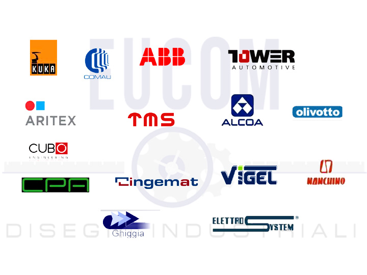 KuKa, Coviali, ABB, TOWER Automotive, Aritex, TMS, Alcoa, Olivotto, CPA, Ingemat, Vigel, Nanchino, Ghiggia, Elettro System